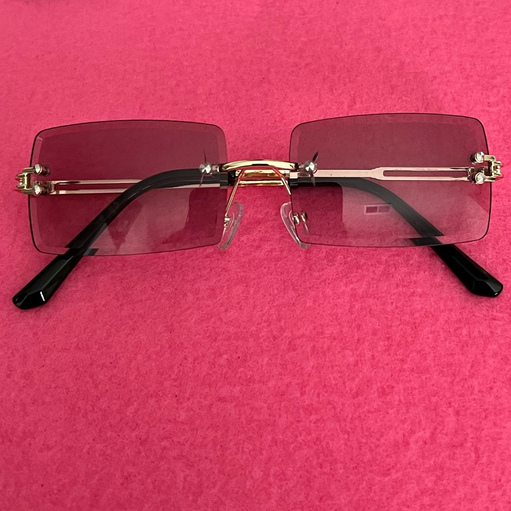 Y2K SUNGLASSES PURPLE O/S